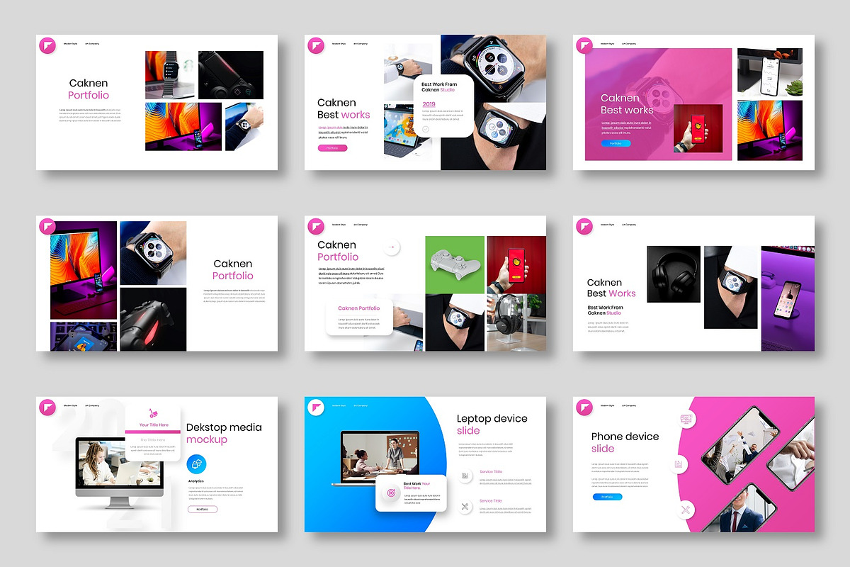 Caknen - Business Google Slide Templ, a Presentation Template by Dens Creative Studio (Photo 4 of 6)