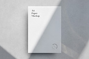 Minimal A4 Paper Mockup, a Product Mockup by Design Squad (Thumbnail 3 of 4)