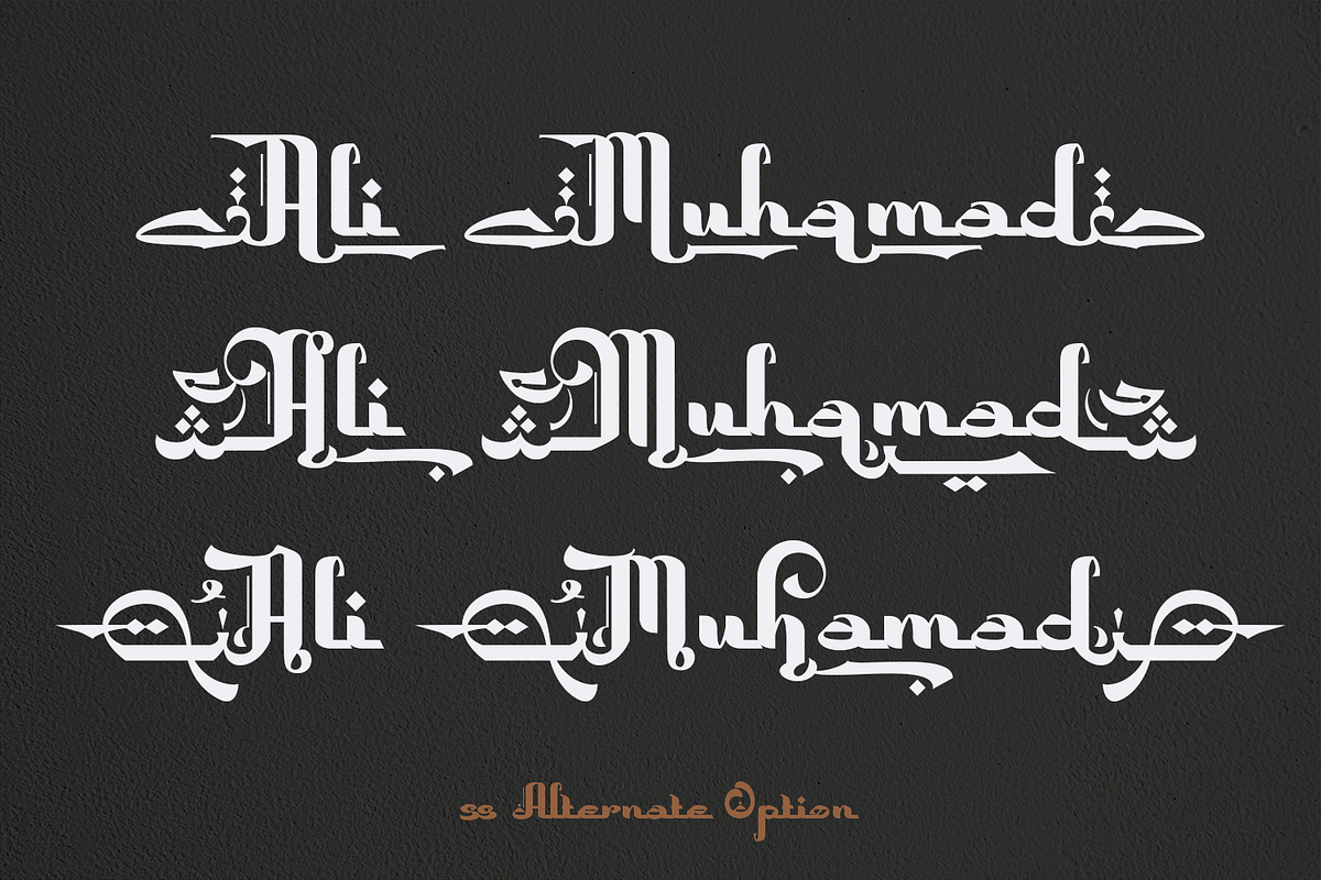 Bhorudyn - New Islamic Calligraphy, a Script Font by TypeClassHeroes (Photo 4 of 10)