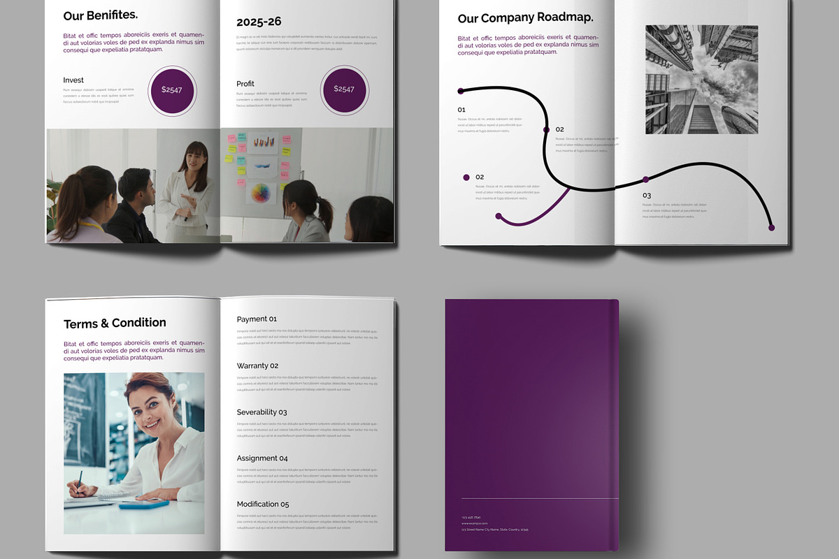 Business Employee Handbook Brochure, a Brochure Template by MightyDesign (Photo 5 of 8)