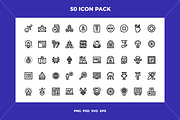 Gamification icons, an Outline Icon by Wencory (Thumbnail 1 of 2)
