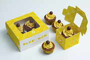 Cupcake Boxes Mockup, a Cups & Container Mockup by Ktyellow (Thumbnail 1 of 7)