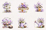 Spring Bird house Bundle Clipart, an Illustration by CreationArt (Thumbnail 7 of 7)