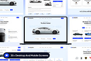 vroom - Car Rental Website UI Kit, an UI Kit Template by Creative Perspective (Thumbnail 3 of 10)