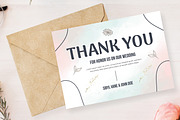 Elegant Wedding Thank You Card, a Card Template by MightyDesign (Thumbnail 2 of 6)