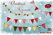 Christmas gnomes. Digital Cliparts, a Decorative Illustration by Maycat_store (Thumbnail 5 of 9)
