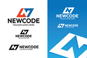 Letter N Logo-New Code, a Branding & Logo Template by Logo Lab (Thumbnail 1 of 2)
