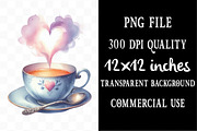 Watercolor Autumn Tea Party Clipart, an Illustration by Designking (Thumbnail 4 of 4)