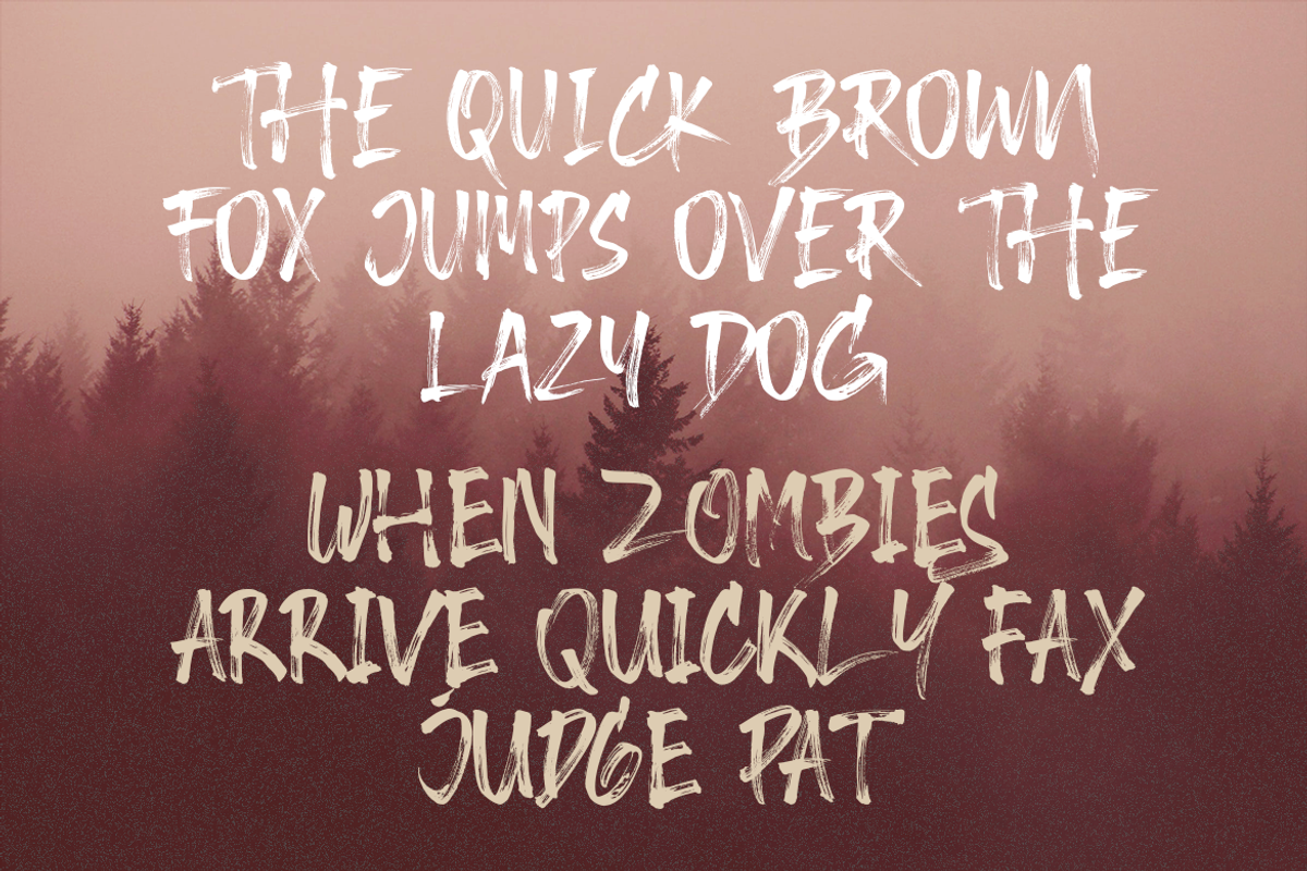 Rockfull Capital Brush, a Script Font by Creatype Studio (Photo 2 of 9)