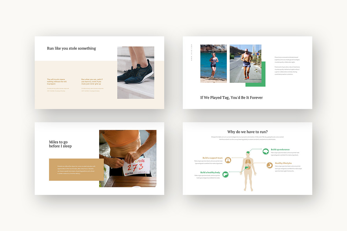 Ivjo : Fit Lifestyle Powerpoint, a Presentation Template by Punkl Camp (Photo 3 of 16)