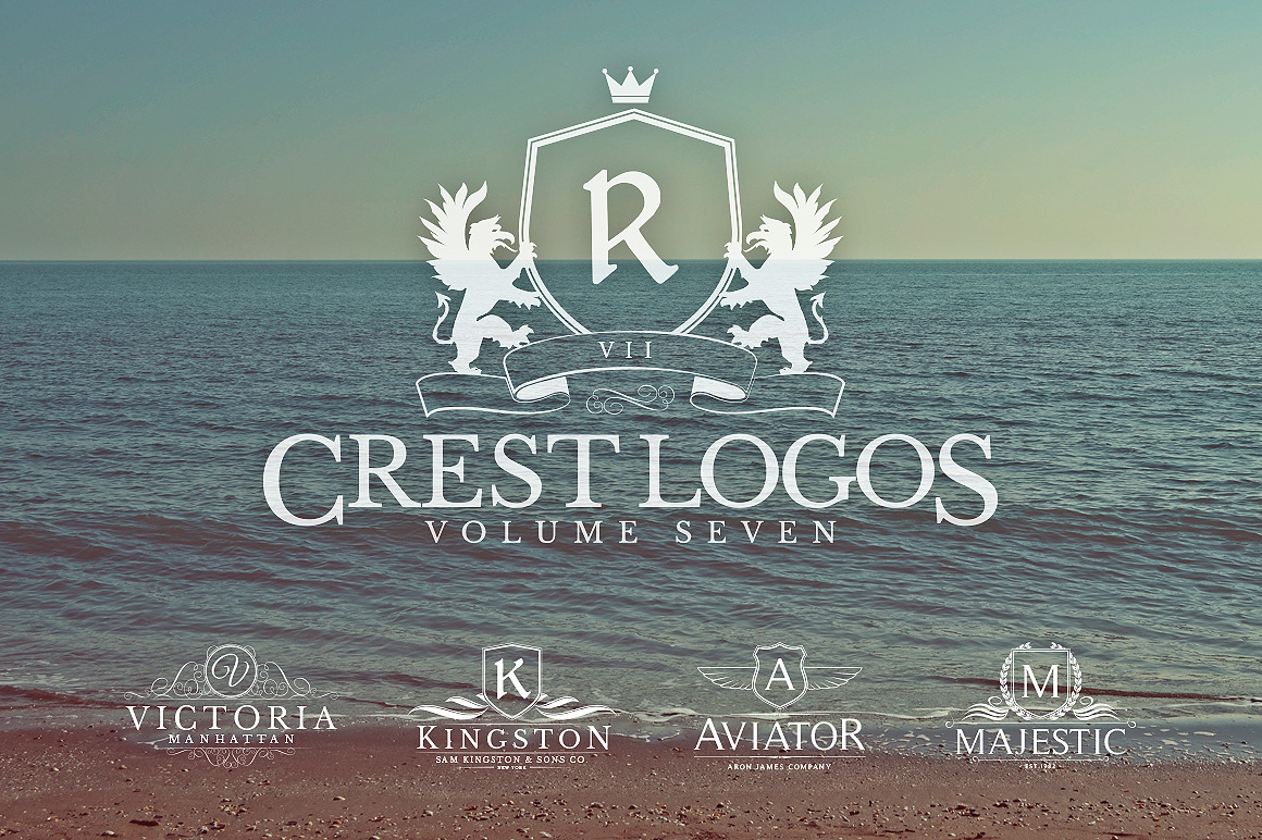Heraldic Crest Logos Vol.7, a Branding & Logo Template by Graphicdome