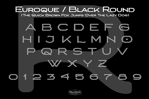 Euroque Black Round