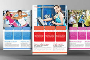 20 Health & Fitness Flyers Bundle