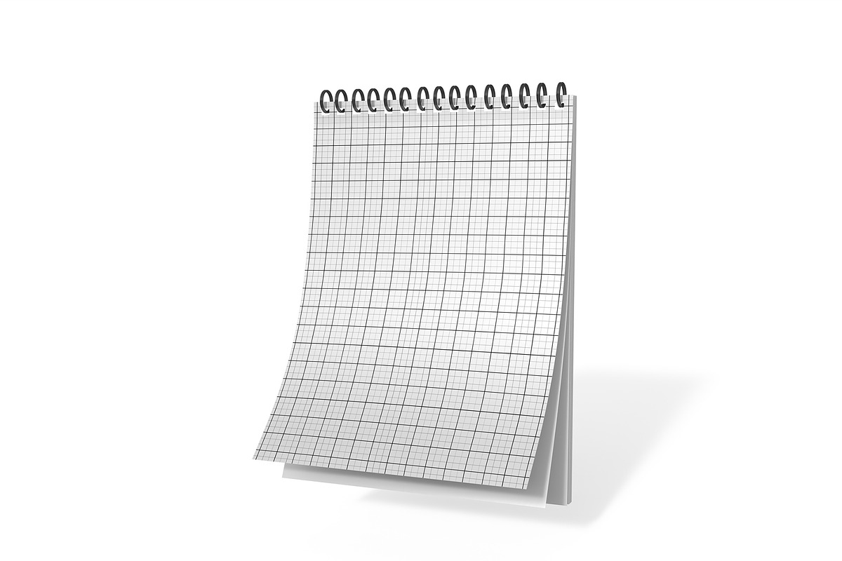 Spiral Ring Notepad Mockup PSD