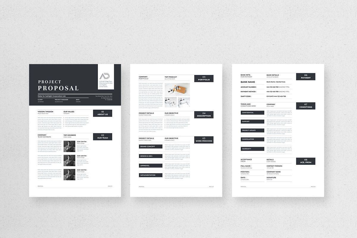 Proposal | MS Word & Indesign, a Stationery Template by design_hut (Photo 2 of 7)
