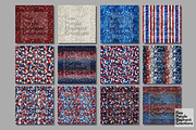 4th of July Glitter Red White Blue, a Pattern Graphic by Fine Purple Elephant (Thumbnail 5 of 5)