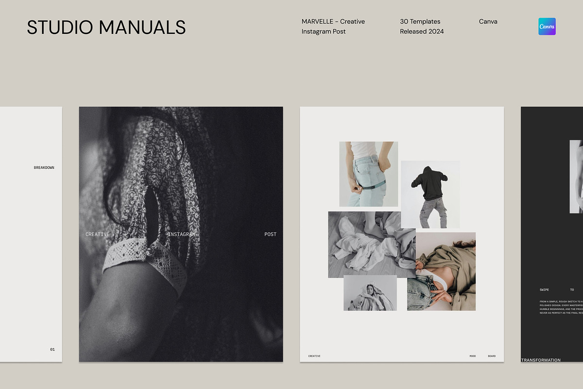 MARVELLE - Creative Instagram Post, a Social Media Template by Studio Manuals (Photo 2 of 8)