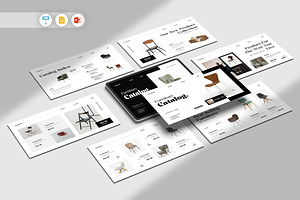 Furniture Catalog Template ( PPTX ), a Presentation Template by TemplateFolio-Shop