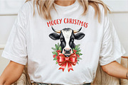 Mooey Christmas PNG, an Illustration by DreamCafeArt (Thumbnail 3 of 7)