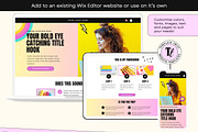 Colorful Wix Editor Sales Template, a Wix Template by Template Twist Shop (Thumbnail 8 of 10)