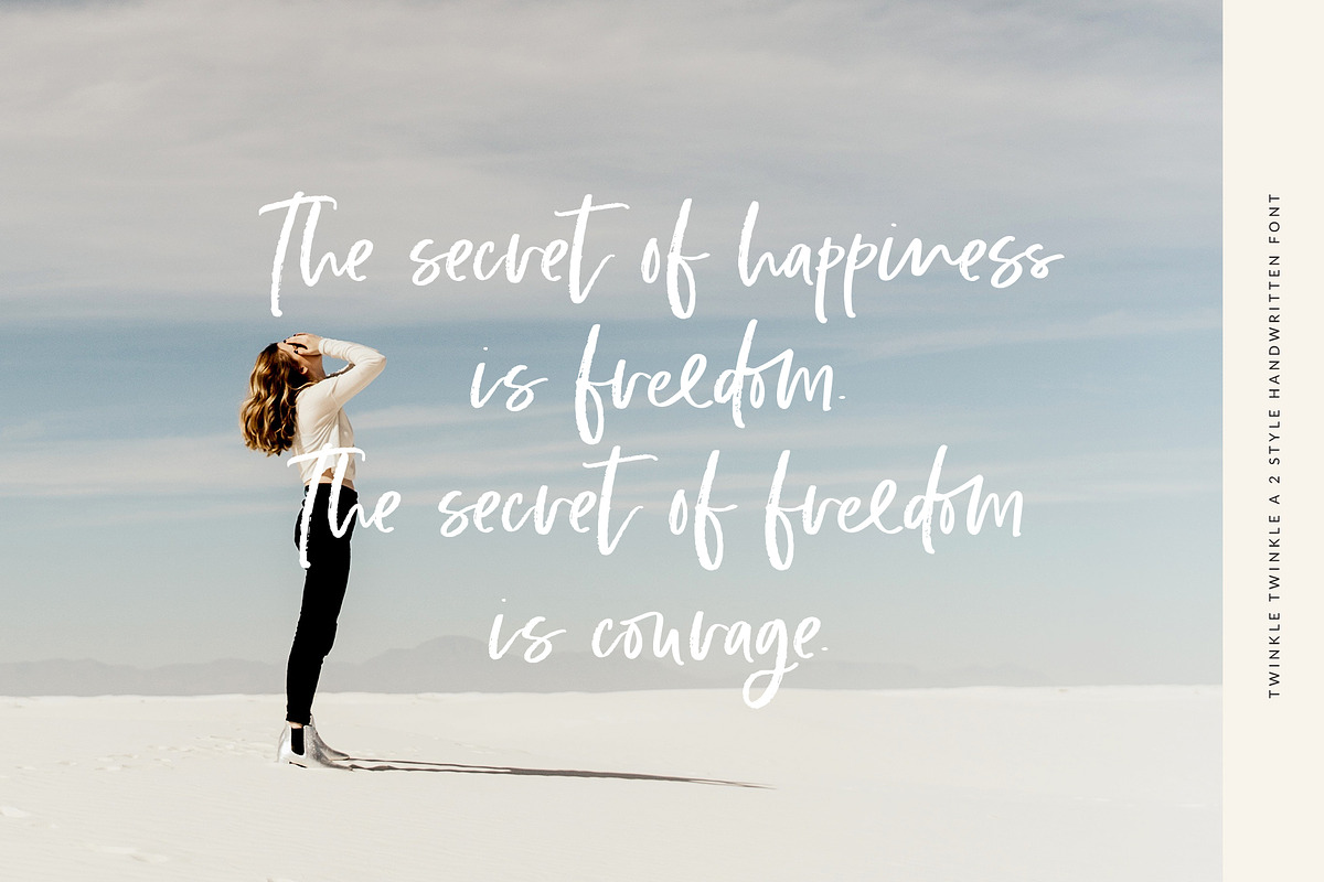 Twinkle Twinkle Handwritten Font, a Script Font by VladCristea (Photo 10 of 13)