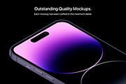 Phone 14 Pro - 21 Mockups Scenes, an iPhone Mockup by Asylab (Thumbnail 4 of 35)