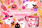 Cute HALLOWEEN clip art, a Seasonal Illustration by UnaAnya (Thumbnail 1 of 5)