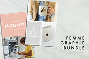 Femme Graphic Bundle, a Templates & Theme by She's Kia! (Thumbnail 1 of 7)