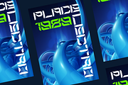 Modern Space - Techno Logo Font, a Sans Serif Font by Nirmana Visual (Thumbnail 4 of 11)