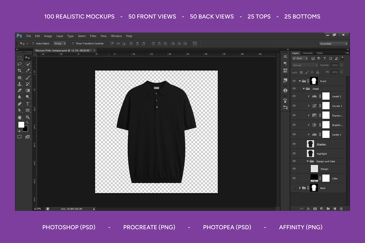 Realistic Clothing Photoshop, a Hoody Mockup by AtelierDuVow (Photo 2 of 10)