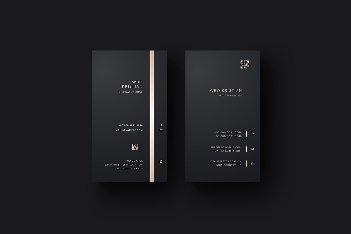Royale Business Card - 5 Bundles, a Business Card Template by Ctrl space studio (Photo 3 of 9)
