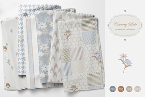 Country Relic - Seamless Patterns