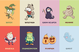 Cute Halloween character