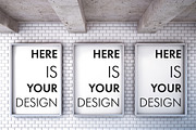 Mockup billboards in the subway, a Print Template by FilL239 (Thumbnail 3 of 6)