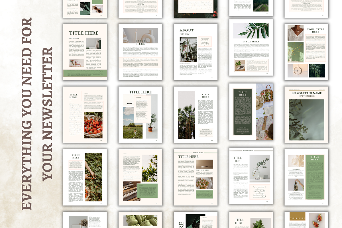Email Marketing Newsletter Template, a Templates & Theme by Digital By Nikoleta (Photo 4 of 11)