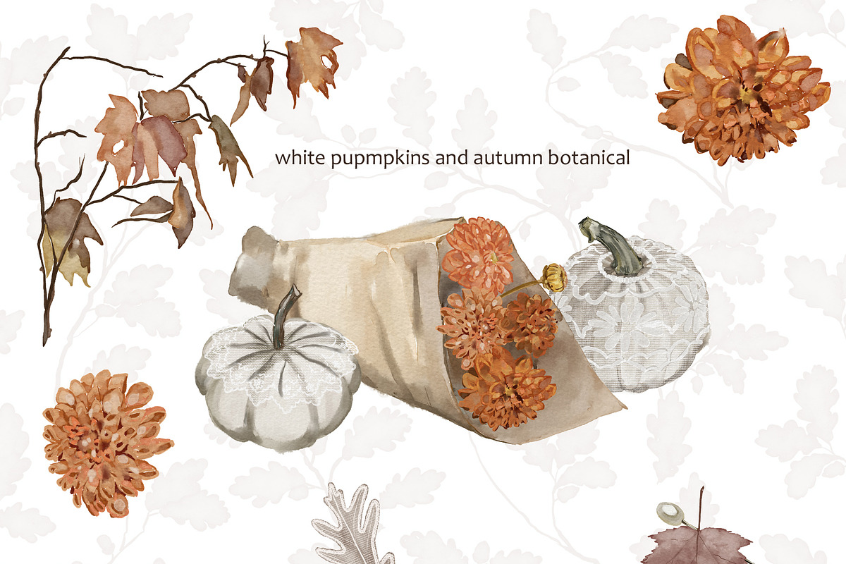 Autumn Homestead-Vintage Сlipart Set, a Seasonal Illustration by Amely.Art (Photo 12 of 14)