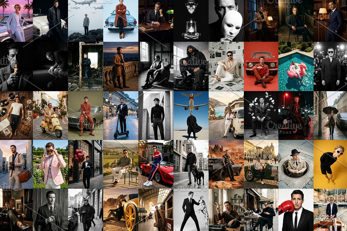 150 Men Fashion Editorial Prompts, a Person Photo by Selenique Studio (Photo 8 of 8)