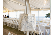 Beige Tote at Summer Event, a Product Mockup by MockupWizard (Thumbnail 3 of 3)