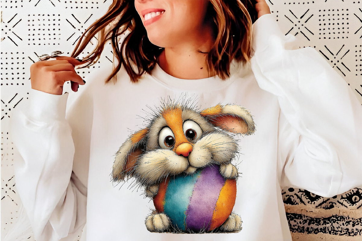 Funny easter bunny clipart, an Illustration by SinaCreation (Photo 10 of 11)