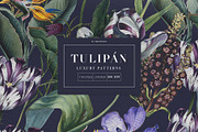 Tulipán, luxury Pattern Designs, a Pattern Graphic by Pink Linen (Thumbnail 1 of 9)