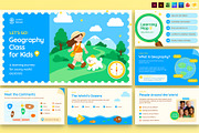 Kids Geography Presentation Template, a Presentation Template by BrandPacks (Thumbnail 1 of 7)