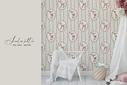 Cute Deers Card and Pattern, a Pattern Graphic by SirenaArt (Thumbnail 7 of 13)