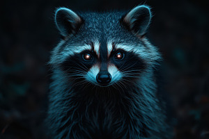 Portrait of a nocturnal animal with, an Animal Photo by Pixeness Studio