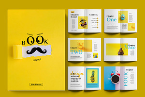 Minimal And Creative Book Layout, a Magazine Template by ContestDesign
