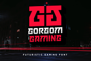Gorgom – Futuristic Gaming Fonts, a Sans Serif Font by Konstantine Studio (Thumbnail 1 of 3)