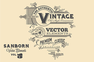 Sanborn Vector Elements Bundle Pack