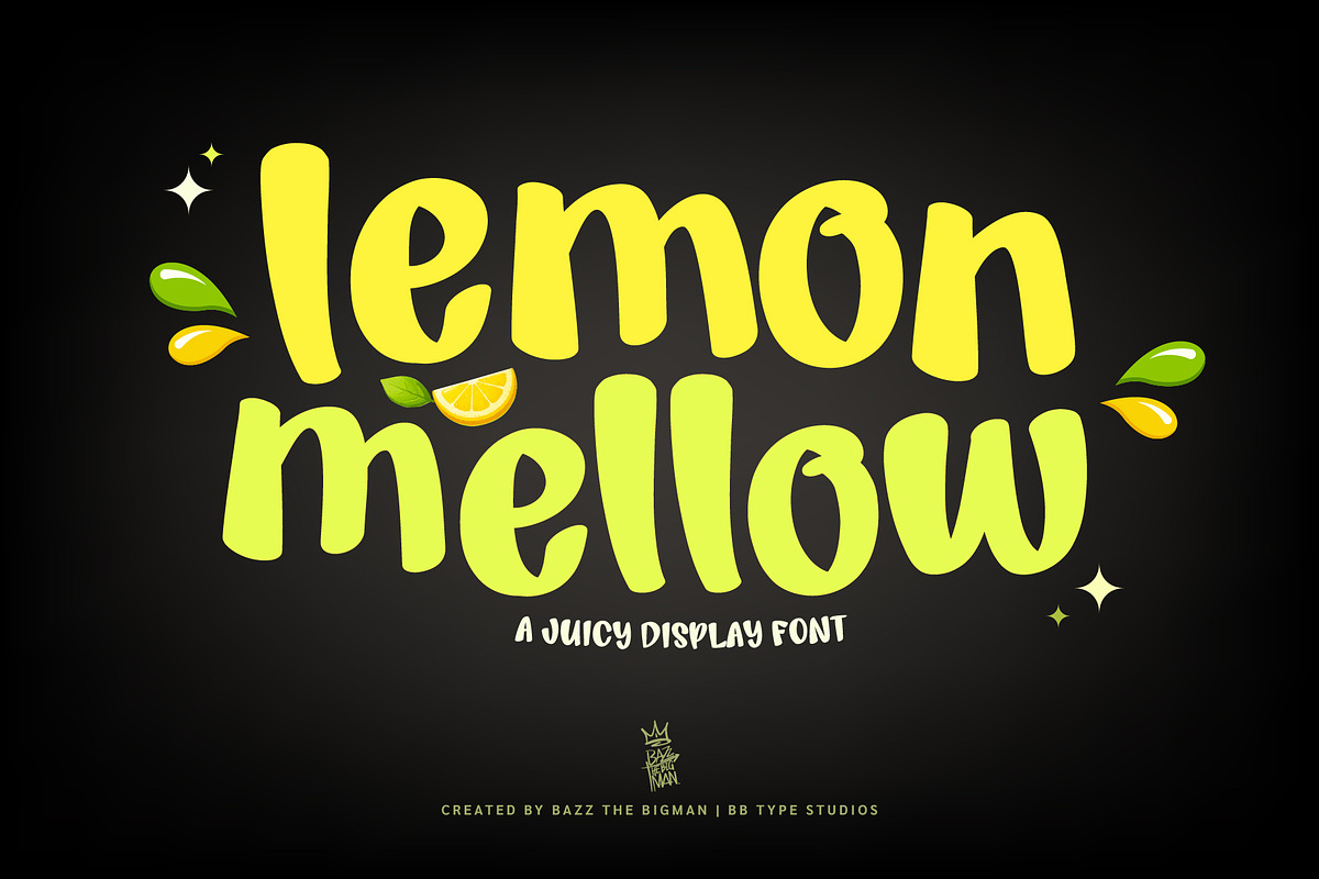 Lemon Mellow, a Handwritten Font by BBtypeStudios (Photo 1 of 12)