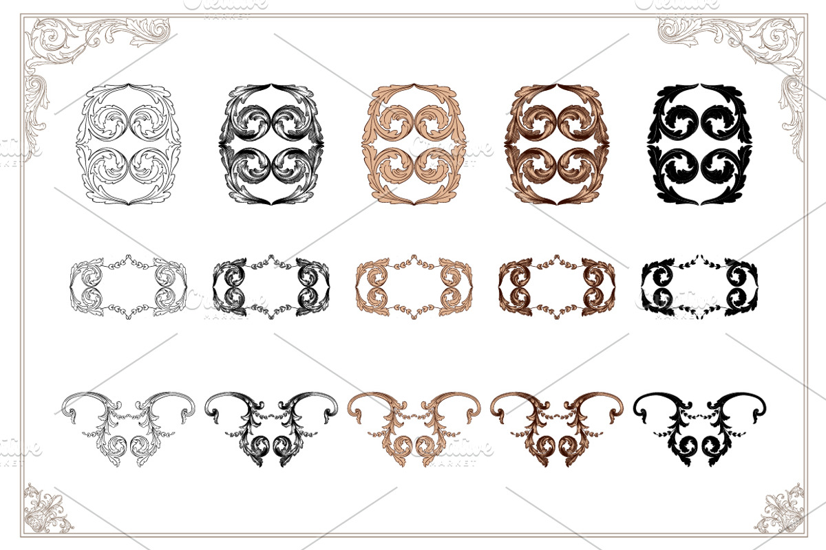 Ornament elements for decorate, a Decorative Illustration by Samira (Photo 14 of 16)