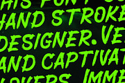 VT Lanecar Headline – Brush Font, a Handwritten Font by ViactionType (Thumbnail 7 of 10)