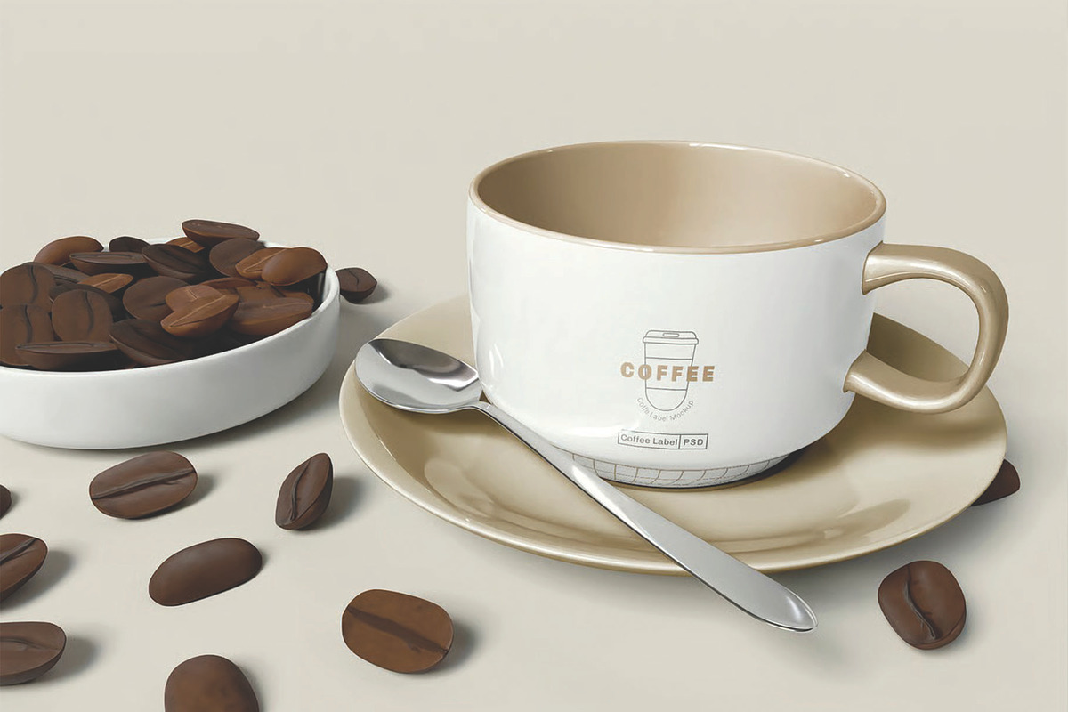 Coffee Mug Mockup, a Cups & Container Mockup by skybluecreative (Photo 1 of 3)